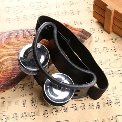 Aluminum Percussion Cajon Foot Bell, Size: 10 x 8 x 4cm