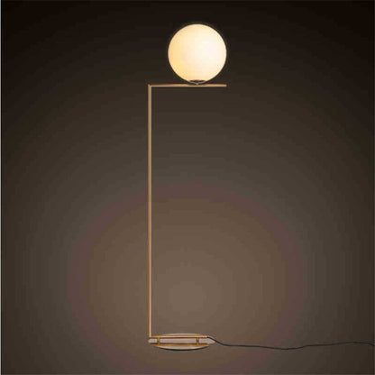 Electroplated Glass Ball Floor Lamp Indoor Home Decoration Light