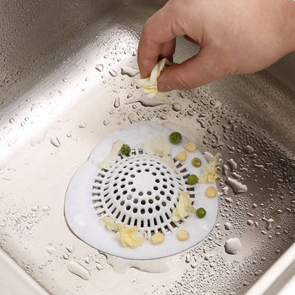 Silicone Kitchen Sink Strainer  Bathroom Hair Catcher, Hair Catcher