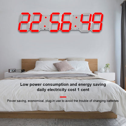 Creative LED Digital Wall Clock Multi-function WIFI Clock, 6 Bit Hollow WIFI, 6 Bit Sealed Box WIFI