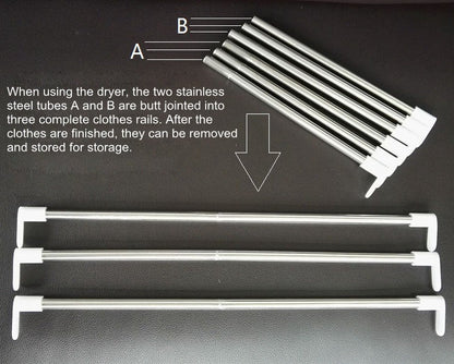 Foldable Free Installation Portable Household Mini Clothes Dryer, Mini Clothes Dryer