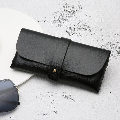 Fashion Portable Glasses Case Magnetic PU Leather Foldable Glasses Box for Eyeglass Oversize Sunglasses, Magnetic PU White, Magnetic PU Black, Magnetic PU Red, Magnetic PU Gray, Magnetic PU Gold