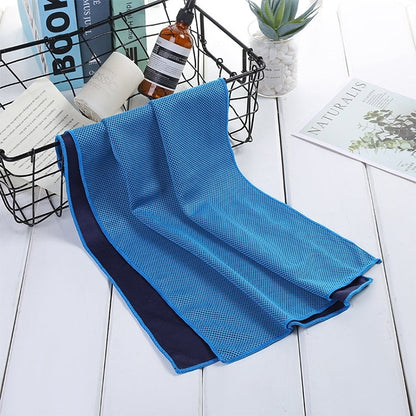 Absorbent Polyester Quick-drying Breathable Cold-skinned Fitness Sports Portable Towel, 40x80 Aluminum Foil Bag, 30x100 Aluminum Foil Bag