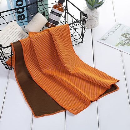 Absorbent Polyester Quick-drying Breathable Cold-skinned Fitness Sports Portable Towel, 40x80 Aluminum Foil Bag, 30x100 Aluminum Foil Bag