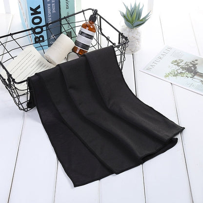 Absorbent Polyester Quick-drying Breathable Cold-skinned Fitness Sports Portable Towel, 30x100 Zippered Bag, 40x80 Round Cask
