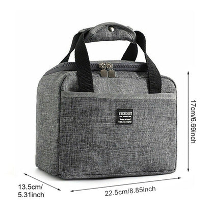 Thickened Handheld Lunch Bag Insulated Bento Bags Kids Lunch Kits