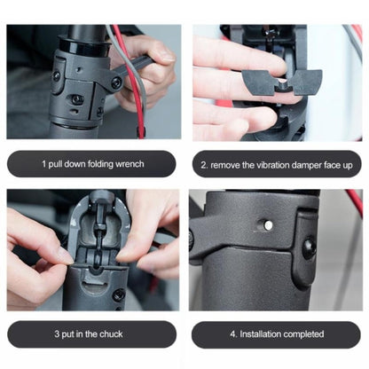 3 in 1 Shock Absorption Shockproof Standing Handle Rubber Damper for Xiaomi Electric Scooter