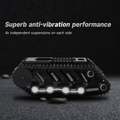 Waveshare 24019 Flexible And Expandable Off-Road Tracked UGV, Multiple Hosts Support, With External Rails and ESP32 Slave Computer, Waveshare 24019