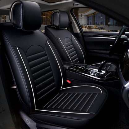 Universal PU Leather Car Seat Cover, Black White, Black Red, Black White Deluxe, Black Red Deluxe, Coffee Deluxe, Beige Deluxe, Beige, Coffee