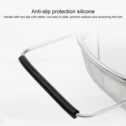 Stainless Steel Foldingf Filter Kitchen Tools Drainage Household Retractable Vegetable Fruit Basket, 24x34x11cm, 18x27x11cm