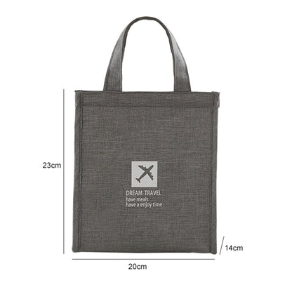 Portable Lunch Picnic Portable Food Insulation Storage Bag, S  20x23x14cm