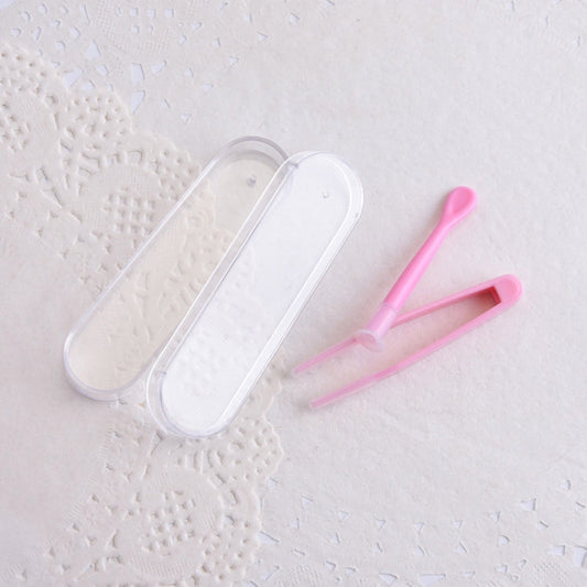 5pcs Portable Contact Lens Special Tweezer and Stick Set Travel Kit