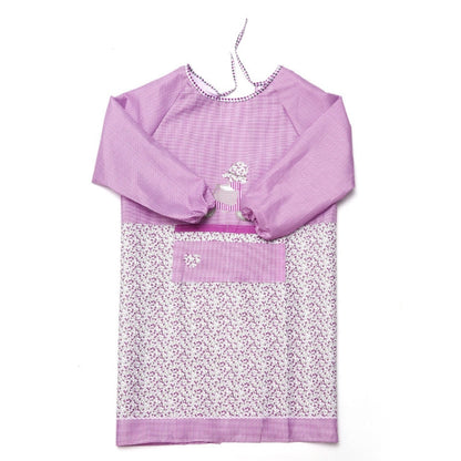 Kitchen Anti-fouling Oil-proof Adult Gowns Home Apron, with Long Sleeve, Coffee, Purple, Blue, Pink