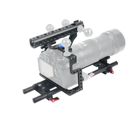 Camera Metal Video Cage Handle Stabilizer for Panasonic LUMIX GH3/GH4
