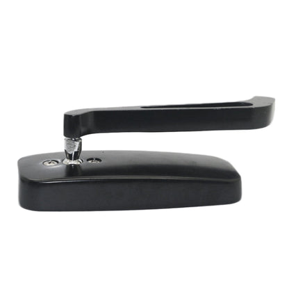 Anti-glare Square Aluminum Motorcycle Modified Rearview Mirror, White Mirror, Anti-glare