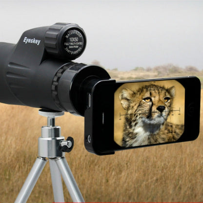 Eyeskey 10X50 Telescope Measurable Large Caliber High Magnification HD Low Light Level Night Vision Waterproof Monocular Binoculars, 10X50 Monocular