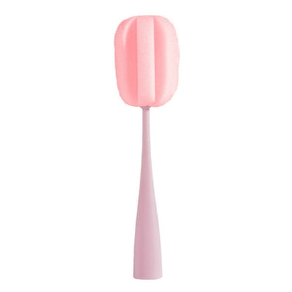 Long Handle Sponge Cup Brush Mug Cleaning Brush Bottle Brush Glass Cup Brush, White, Black, Pink, Gray