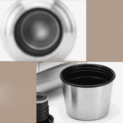 Outdoor Travel Household Stainless Steel Vacuum Insulation Pot, 1L