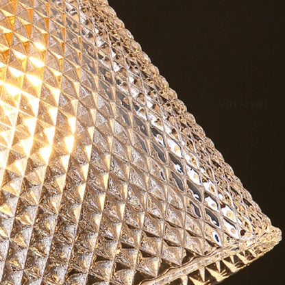 Copper Living Room Bedroom Crystal Wall Lamp, All Copper Single Head