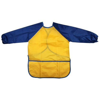 Long Sleeve Apron Drawing Painting Waterproof Smock Children Craft Art Waterproof Clothes, S