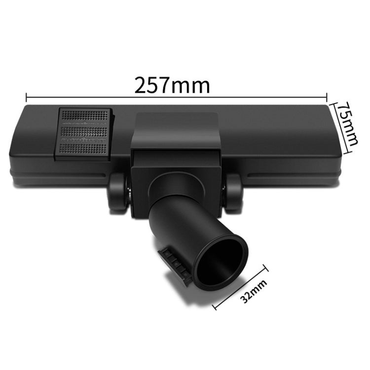 32mm For Midea Vacuum Cleaner Accessories Floor Brush, 32mm Black