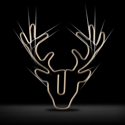 8 PCS/Set Deer Head Paper Clip Shaped Paper Clip Creative Shape Pin Bookmark, Deer Head Paper Clip