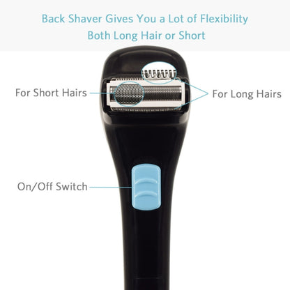 Foldable Long Handle Electric Shaver On Back, Electric Shaver