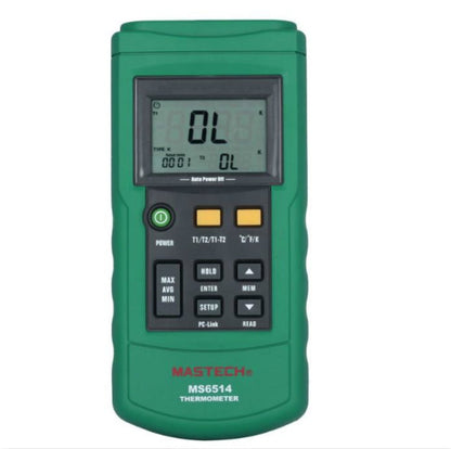 MS6514 Dual Digital Thermometer With USB Interface, Dual Digital Thermometer