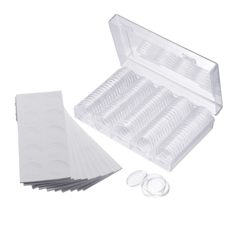 Coin Capsules 100 x 30mm Round Boxes Commemorative Coin Protection Box, 2pcs 30mm