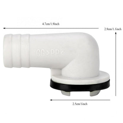 Elbow Air Conditioning External Air Conditioner Outlet Drain Nozzle Universal Drainage Tool for LG Air Conditioner, Elbow Air Conditioner Outlet Drain Nozzle