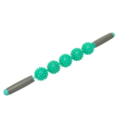 5 Ball Muscle Massage Relax Hedgehog Ball Yoga Stick Roller Stick