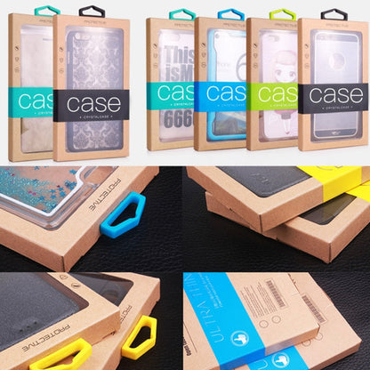 50 PCS Kraft Paper Phone Case Leather Case Packaging Box, L 5.8-6.7 Inch, S 4.7 Inch