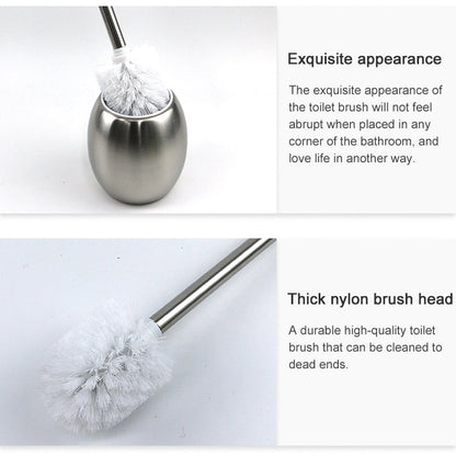 Bathroom Cleaning Brush Creative Stainless Steel Toilet Brush, Stainless Steel Toilet Brush