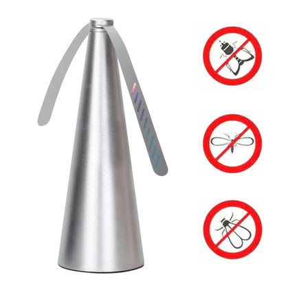 Multifunctional Fan Blade Automatic Fly Catcher Mosquito Repellent Fan, Gold, Black, Silver