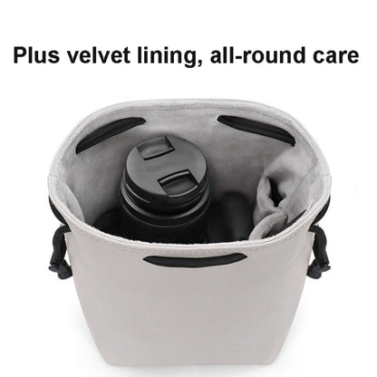 Baona Camera Bag Lens Drawstring Pouch, Small, Medium, Large