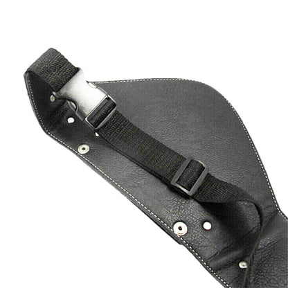 Hairdresser Hair Clipper Comb PU Leather Waist Bag Barber Shop Hair Tools