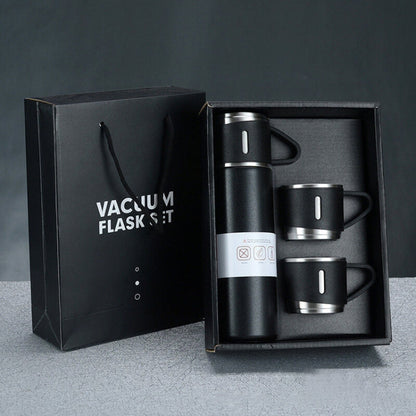 500ml 304 Stainless Steel Thermos Cup Portable Business Tea Cup,Spec:, Gift Box Set