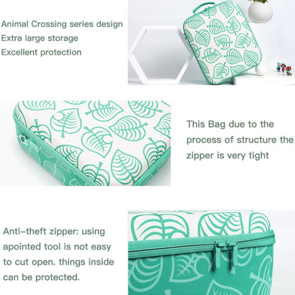 Animal Forest Friends Themed Game Machine Storage Bag For Switch, Vertical section A
