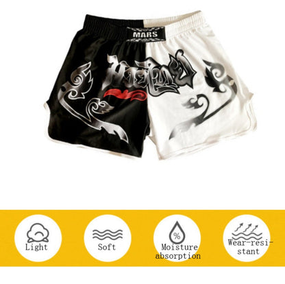 MARS Fighting/MMA Training Fitness Quick-Drying Pants Running Shorts, XL