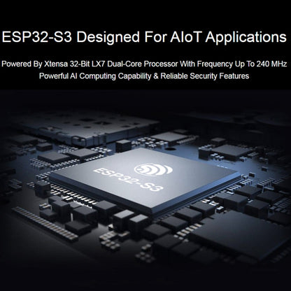 Waveshare ESP32-S3 Microcontroller 2.4GHz Wi-Fi Development Board ESP32-S3-WROOM-1-N8R8 Module, 24263, 24363