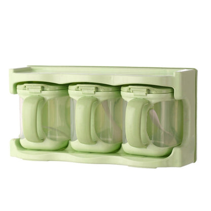 Plastic Seasoning Box Multi-purpose Combination Seasoning Rack Kitchen Supplies, One Grid, Two Grid, Three Grid, Four Grid