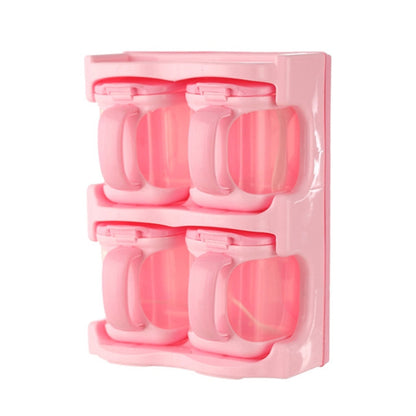 Plastic Seasoning Box Multi-purpose Combination Seasoning Rack Kitchen Supplies, One Grid, Two Grid, Three Grid, Four Grid