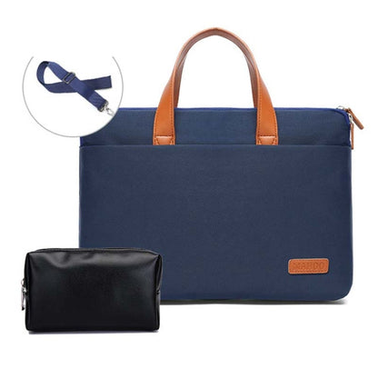 For MacBook 15.6-16.1 Inches MAHOO 10188 Ultra-Thin Hand Computer Bag Messenger Laptop Bag, Khaki, Dark Blue, Gray, Gray+Gray PU Power Bag, Dark Blue+Black PU Power Bag, Khaki+Gray PU Power Bag, Gray+Gray Mouse Pad, Dark Blue+Black Mouse Pad           ...
