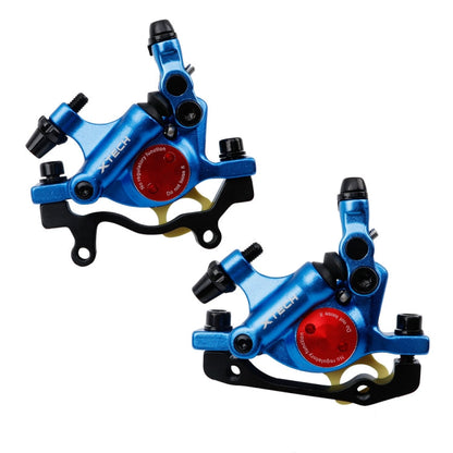 ZOOM HB100 Mountain Bike Hydraulic Brake Caliper Folding Bike Cable Pull Hydraulic Disc Brake Caliper, Front, Rear, Front and Rear