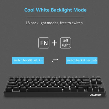 Ajazz K680T Mini USB Wired Dual-mode Charging 68-keys Laptop Bluetooth Mechanical Keyboard, Cable Length: 1.6m, Green Shaft, Black Shaft, Tea Shaft