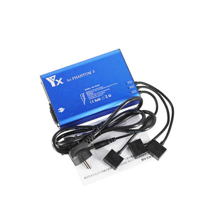 4 in 1 Parallel Power Hub Intelligent Battery Controller Charger for DJI Phantom 3 Standard SE FPV Drone, EU Plug, UK Plug