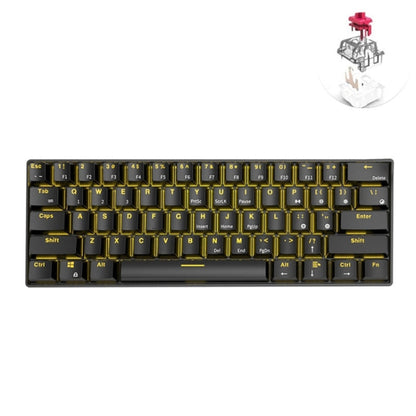 RK61 61 Keys Bluetooth / Wireless Dual Modes Tablet Mobile Gaming Mechanical Keyboard, Cable Length: 1.5m, Tea Shaft, Green Shaft, Red Shaft