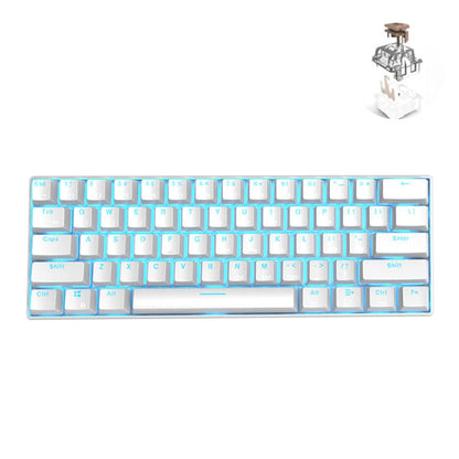 RK61 61 Keys Bluetooth / Wireless Dual Modes Tablet Mobile Gaming Mechanical Keyboard, Cable Length: 1.5m, Tea Shaft, Green Shaft, Red Shaft