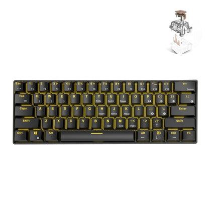 RK61 61 Keys Bluetooth / Wireless Dual Modes Tablet Mobile Gaming Mechanical Keyboard, Cable Length: 1.5m, Tea Shaft, Green Shaft, Red Shaft