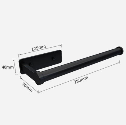 Kitchen Paper Towel Rack Lazy Rag Rack Wall Mount Bracket, Roll Paper Holder